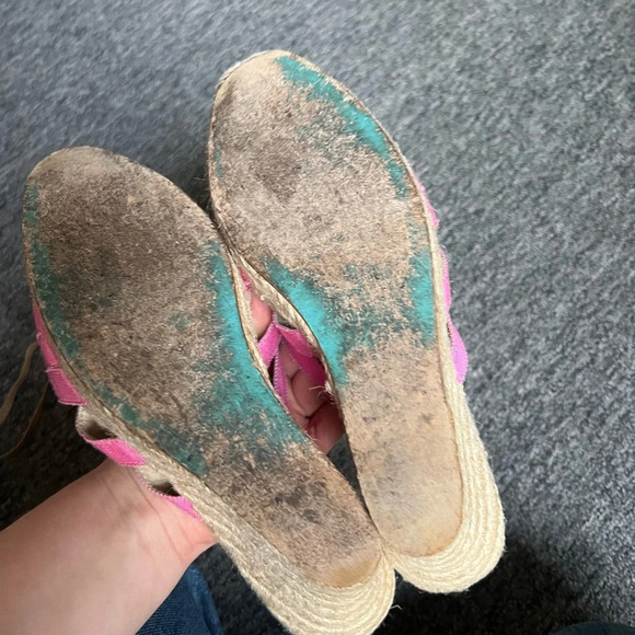 Stubbs and Wootton Pink Espadrilles - Picture 6 of 9